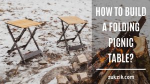 how to build a folding picnic table