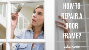 how to repair a door frame