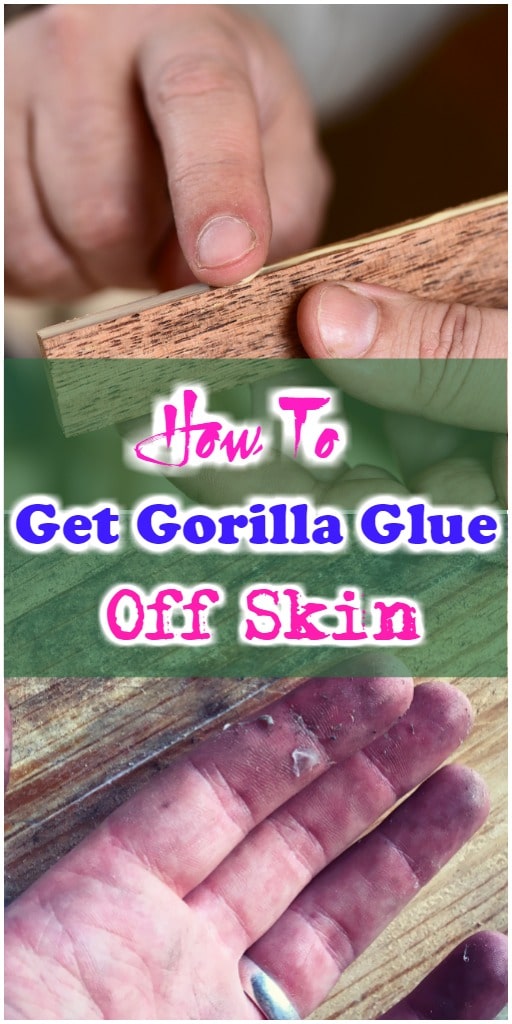 how do i get gorilla glue off my hands